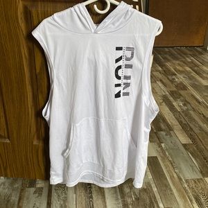 Hooded Cutoff Shirt